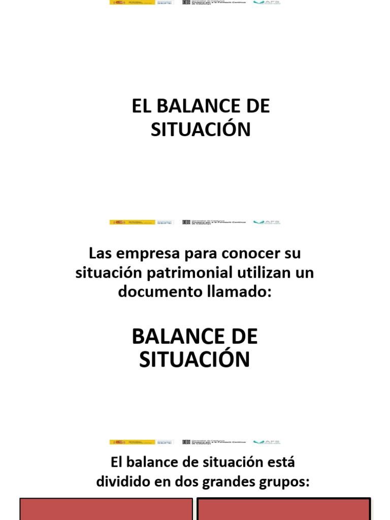 003 Balance de Situación | PDF | Hoja de balance | Bancos
