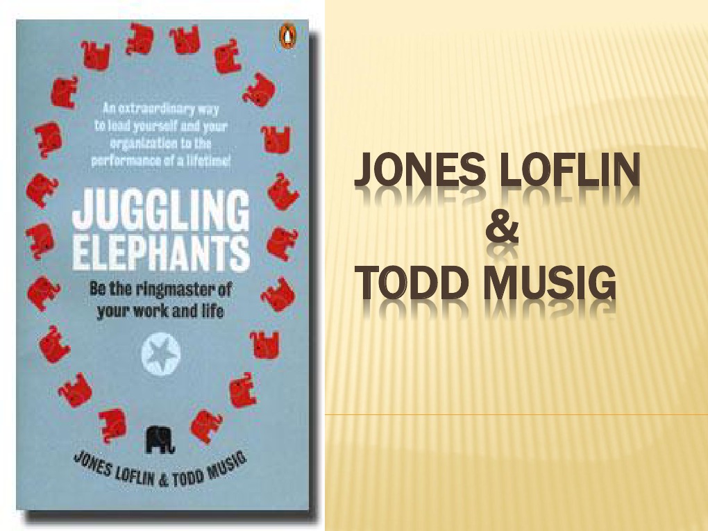 Book Review Juggling Elephants