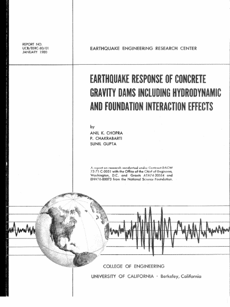 Earthquake Response of Concrete Gravity Dams Including Hydrodynamics ...