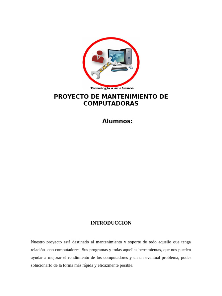 Proyecto de Informatica Modelo | PDF