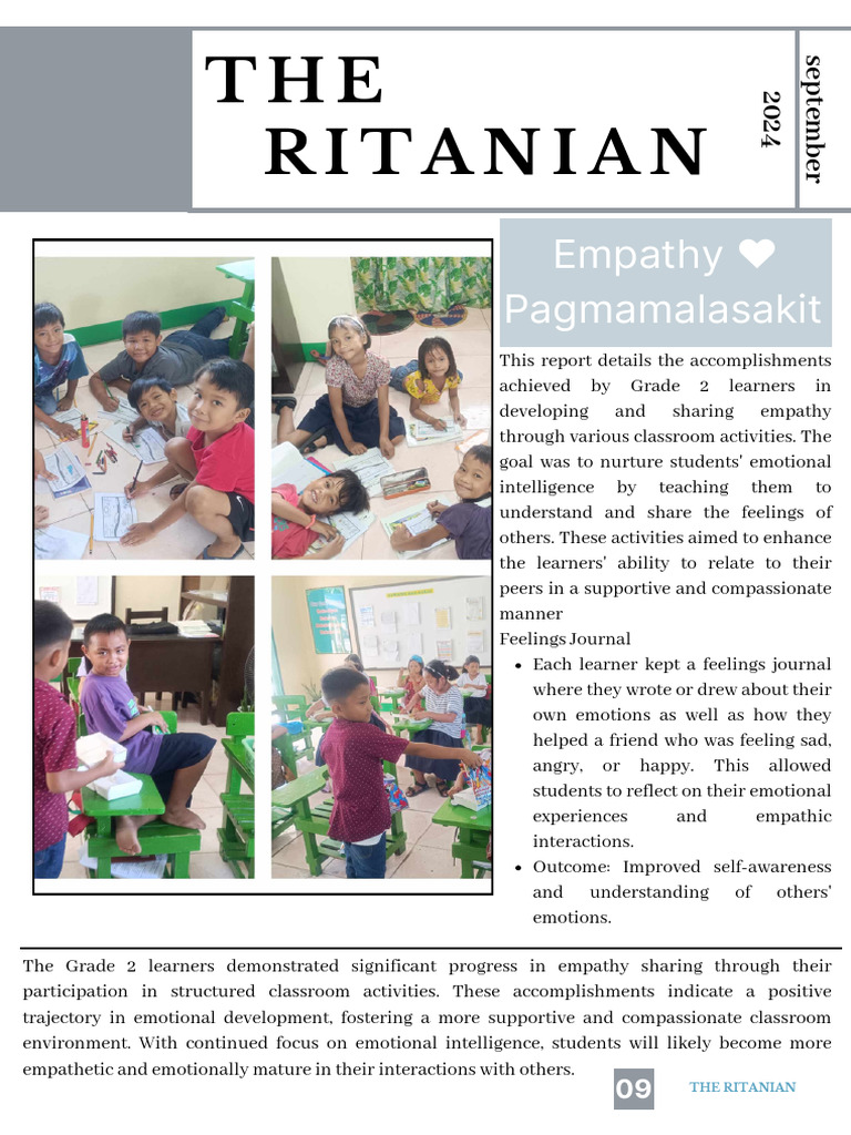 RDELC - September 2024 Accomplishment | PDF