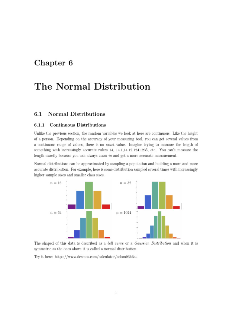 The Normal Distribution | PDF