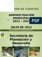 1. Rendicion de Cuentas Planeacion 2012-01