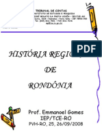 HISTORIA REGIONAL DE RONDÔNIA