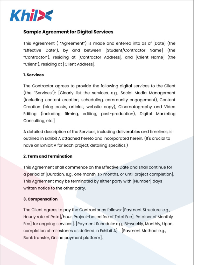 Sample Agreement | PDF