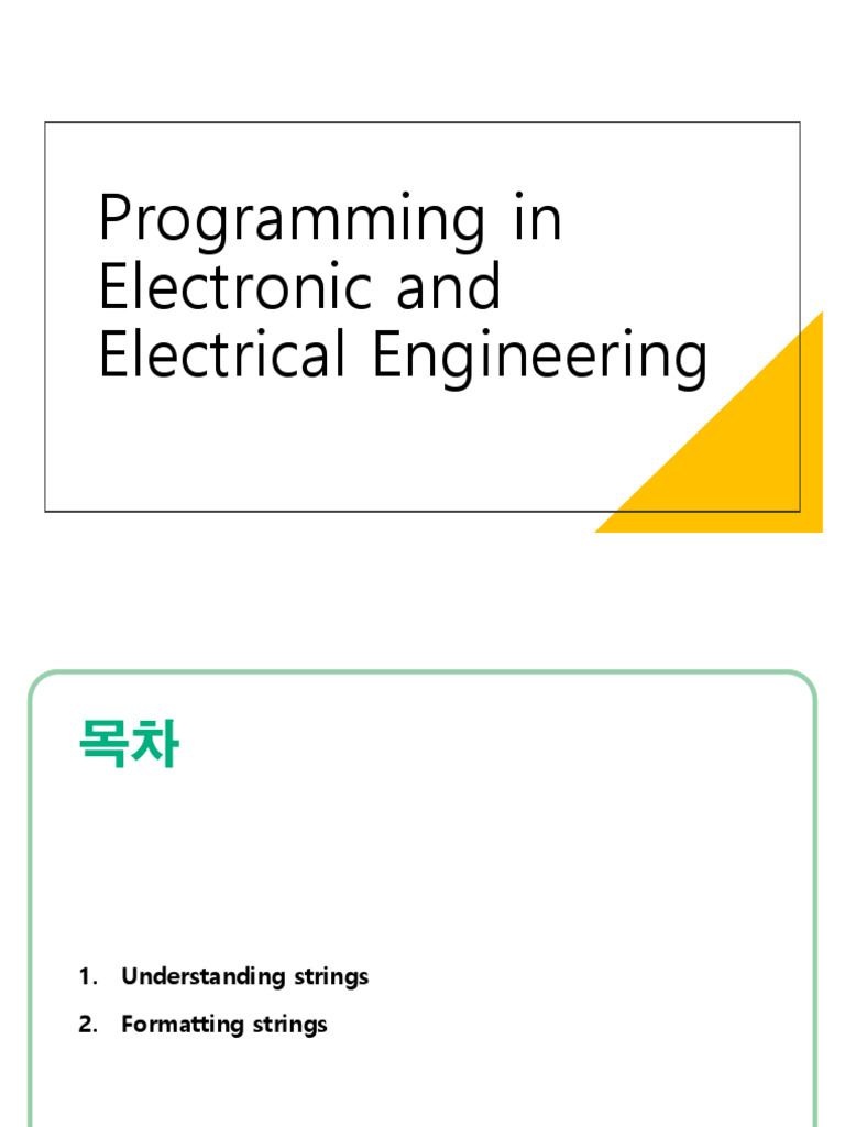 2-1 Strings | PDF
