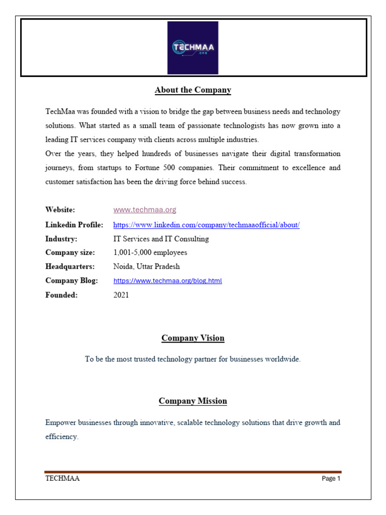 Techmaa (TC.40883.2026.55477) | PDF | Computing | Information Technology