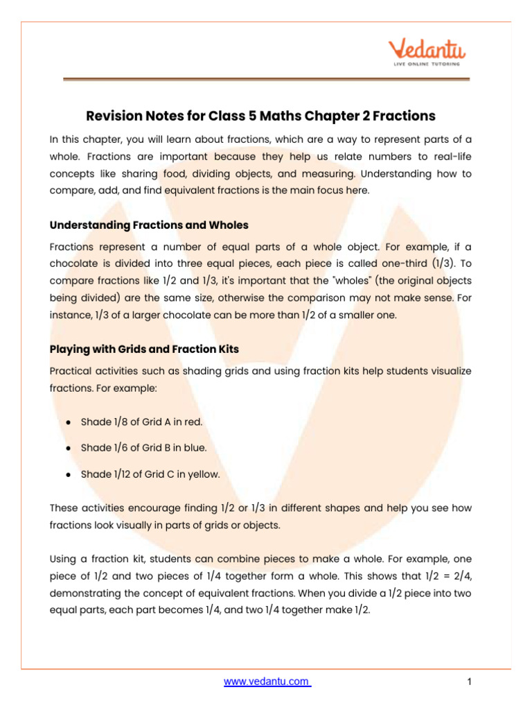 CBSE Notes Class 5 Maths Chapter 2by Me | PDF