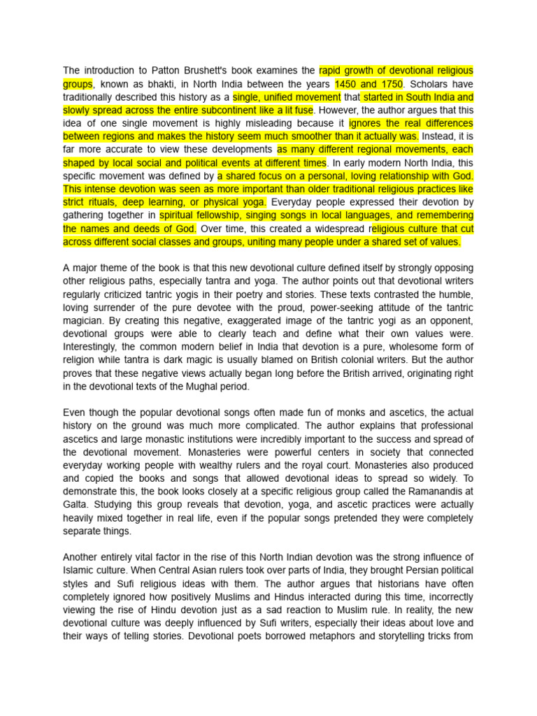 Introduction Notes | PDF