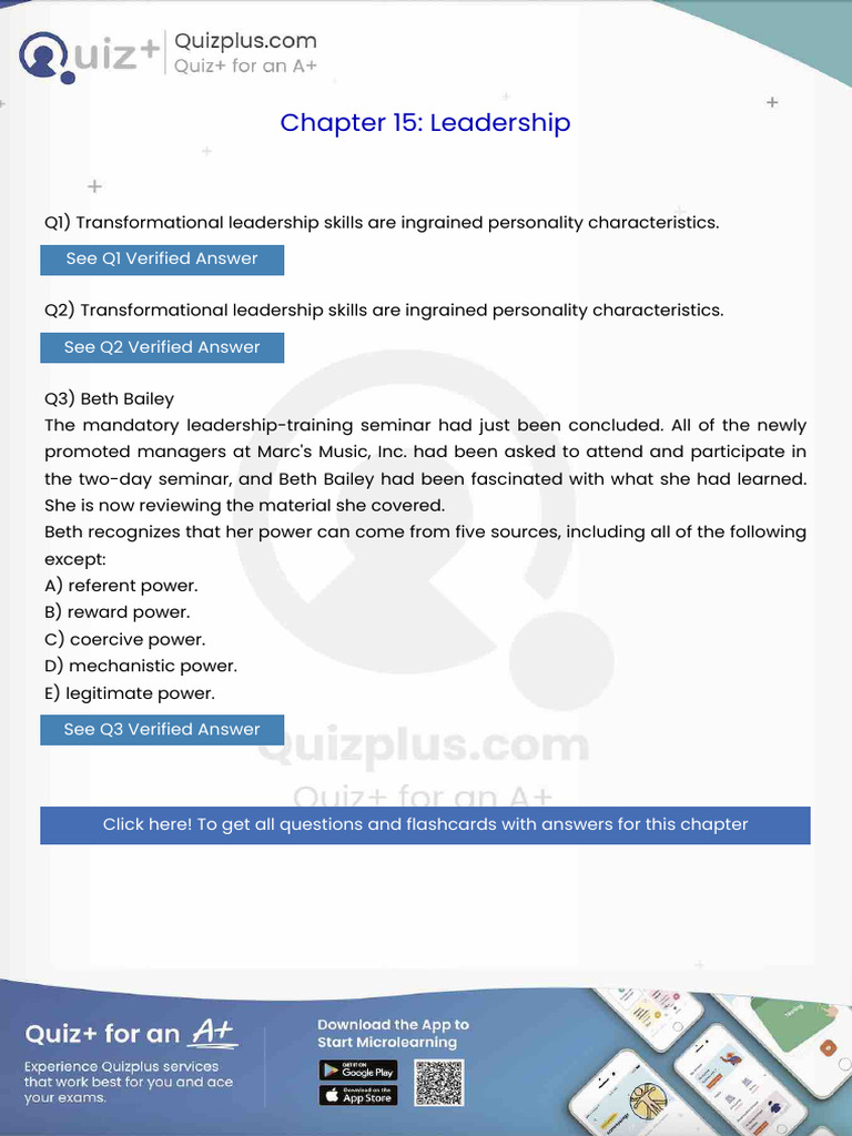 Transformational Leadership Skills Are Ingrained Personality ...