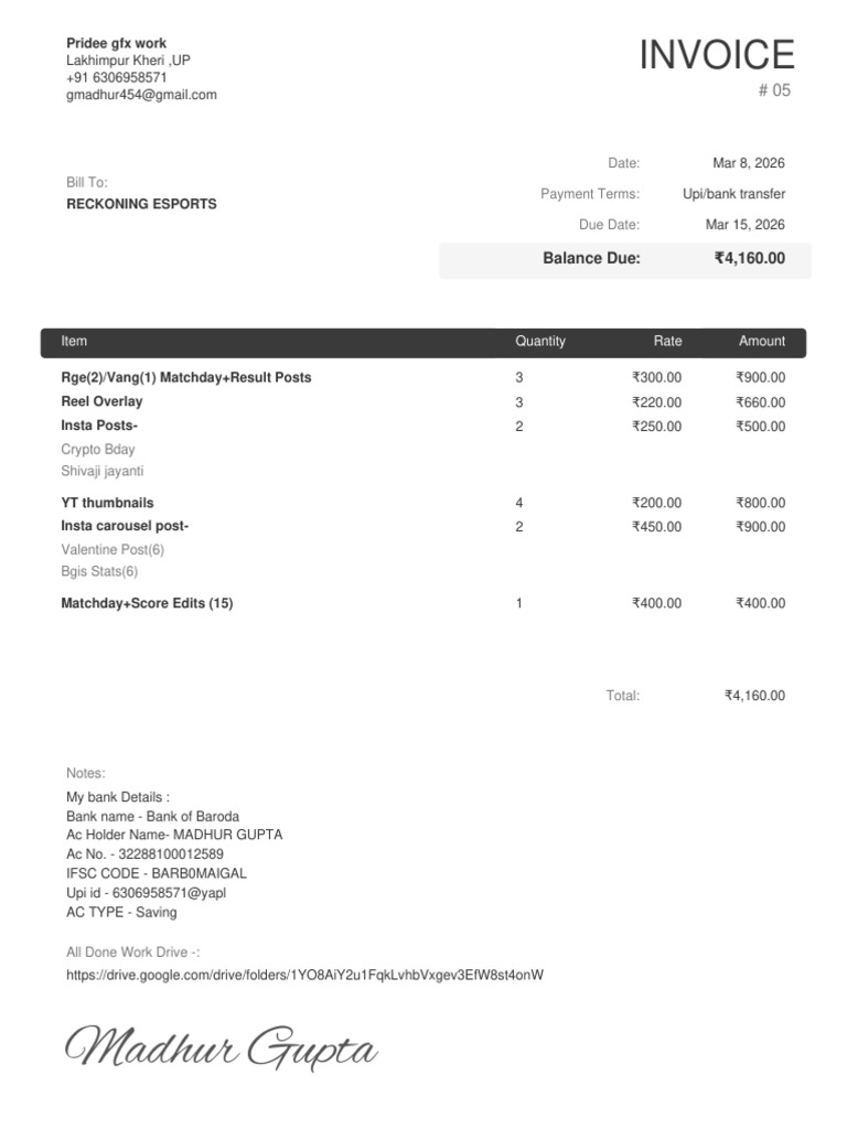 Invoice 05 (1) - Signed | PDF