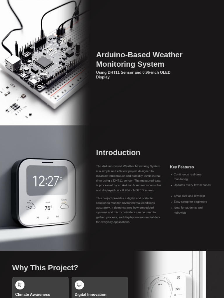 Arduino Based Weather Monitoring System | PDF