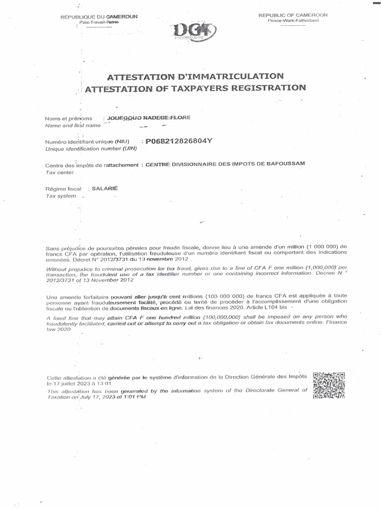 Im Matriculation | PDF