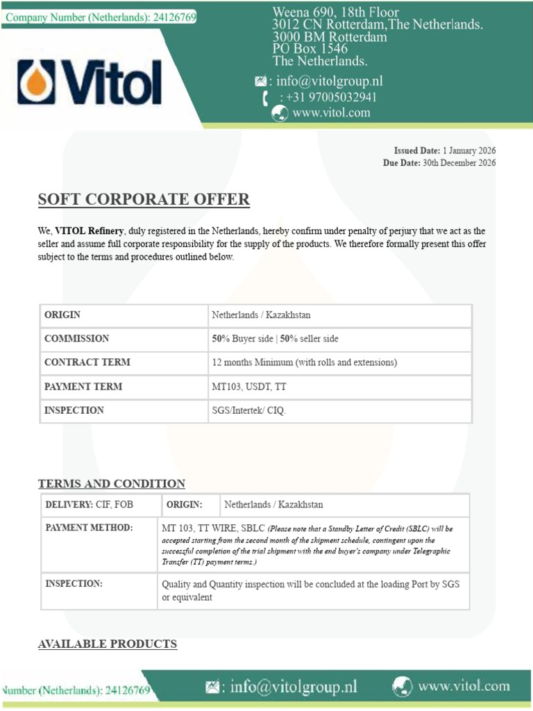 Vitol Refinery Scofco | PDF