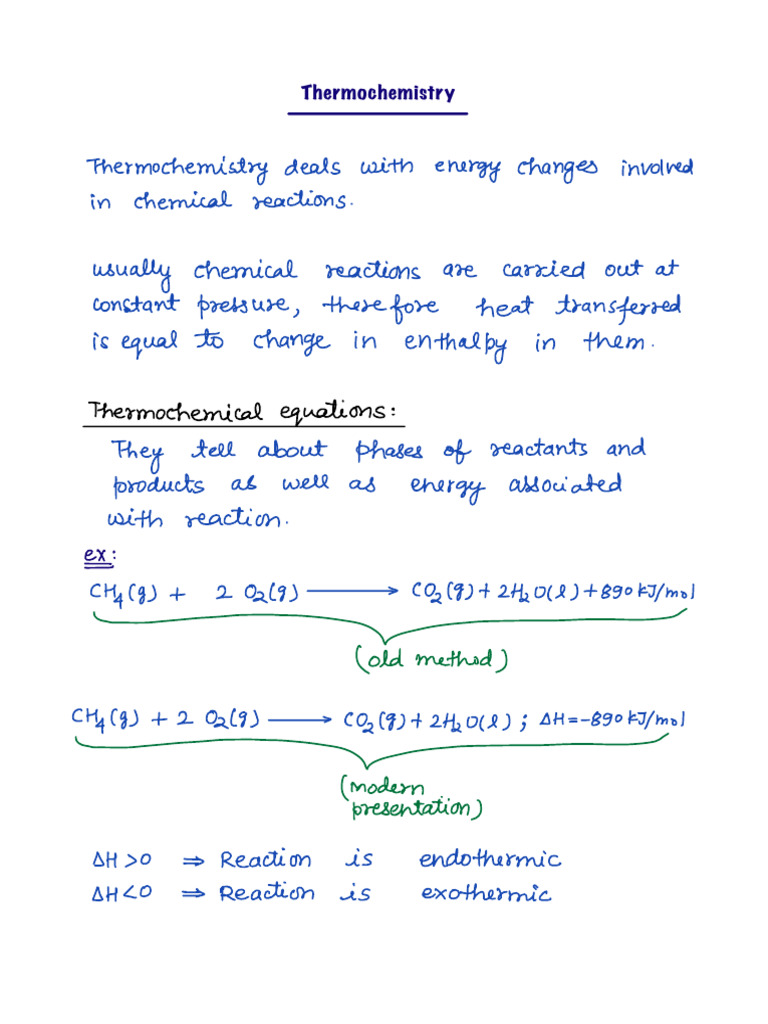 NAA2 Thermochemistry Complete - 211220 - 080523 1 | PDF | Chemical ...