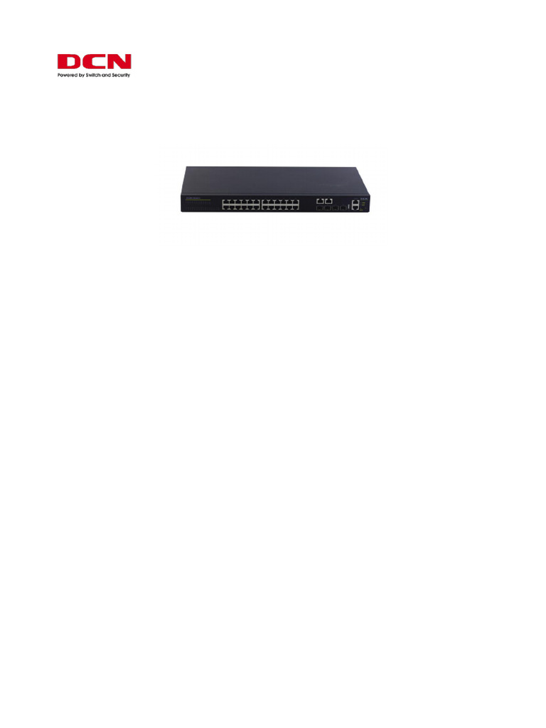 DCN DCWS-6028-C Smart Access Controller v1.1 | PDF