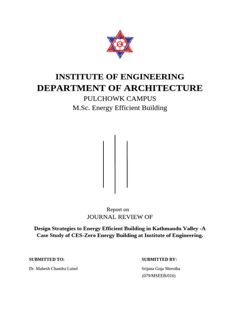 Design Strategies To Energy Efficient Building in Kathmandu (REVIEW ...
