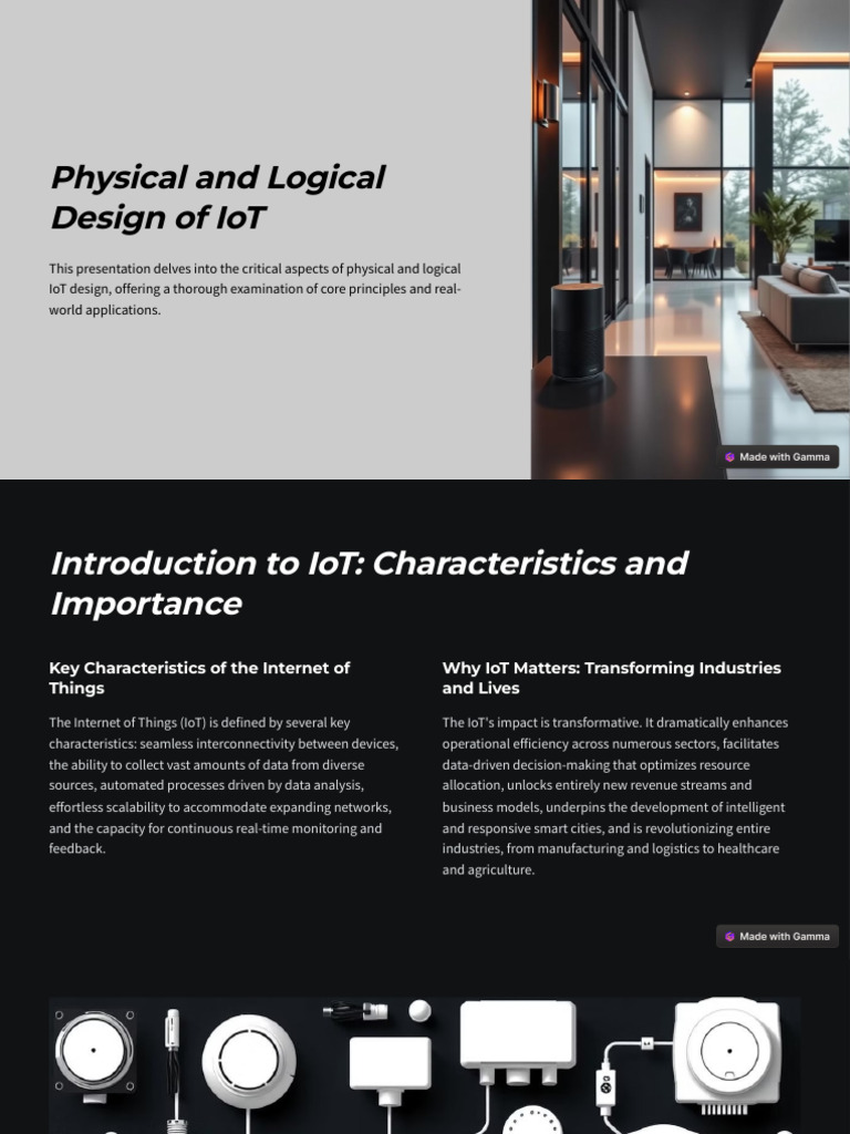 Physical and Logical Design of IoT | PDF | Internet Of Things | Data