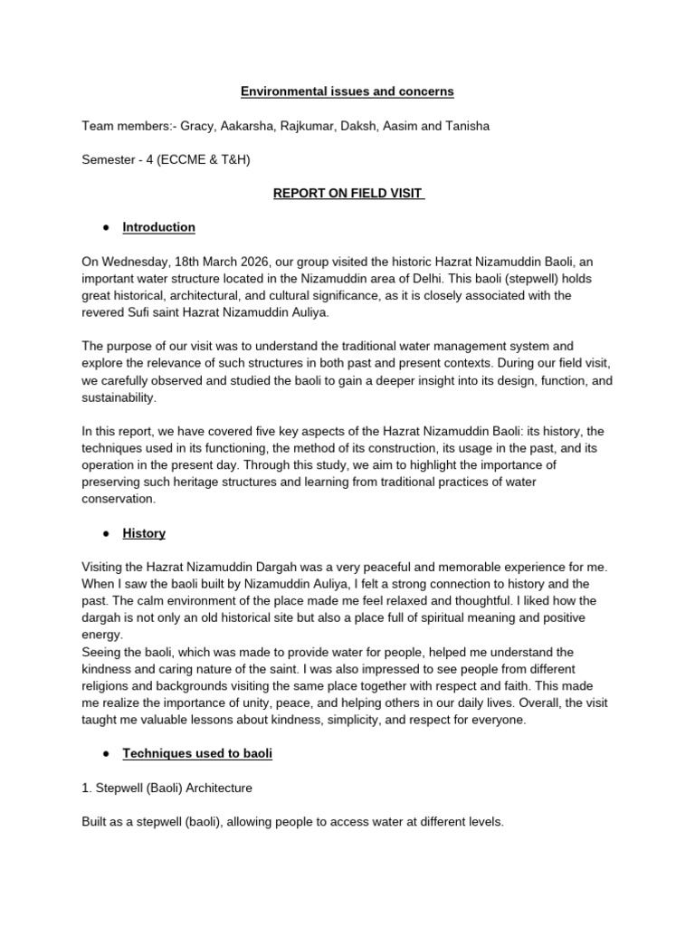 Environmental Issues Report | PDF