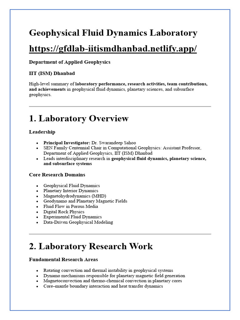 Geophysical Fluid Dynamics Laboratory | PDF | Geophysics ...