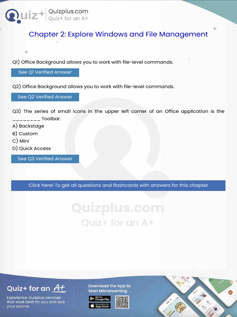 Office Background Allows You To Work With Filelevel Commands | PDF ...