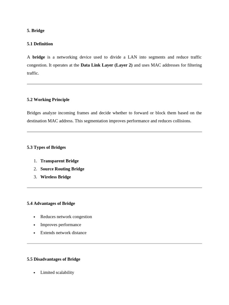 Bridge | PDF