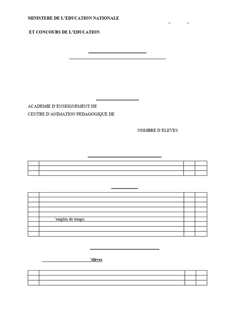 Fiche de Notation | PDF