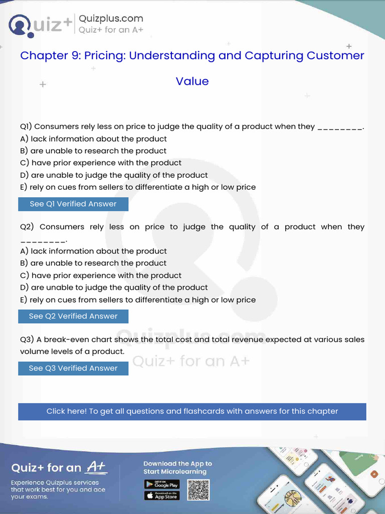 Consumers Rely Less On Price To Judge The Quality of A Product When ...