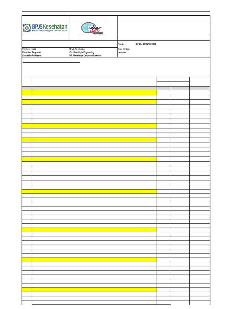 Defect - List Bast 1 Bpjs | PDF