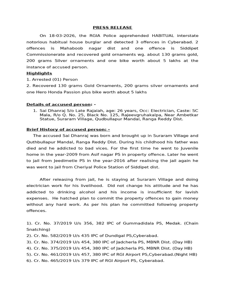 Press Note | PDF