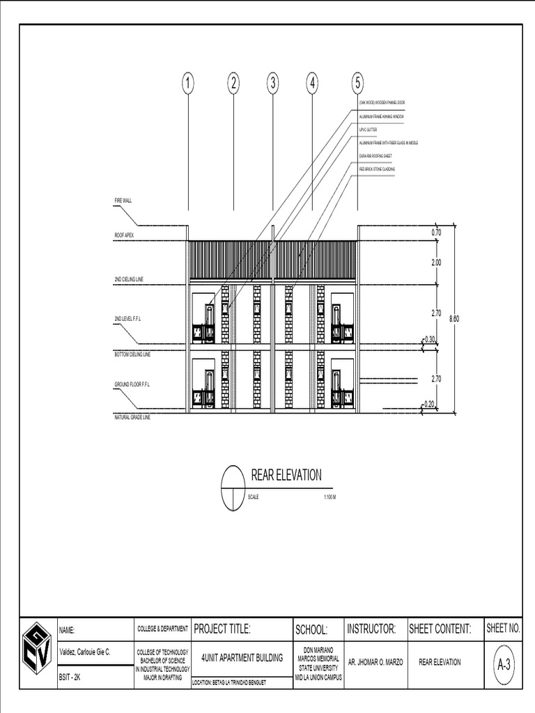 Rear | PDF | Architectural Elements | Buildings And Structures
