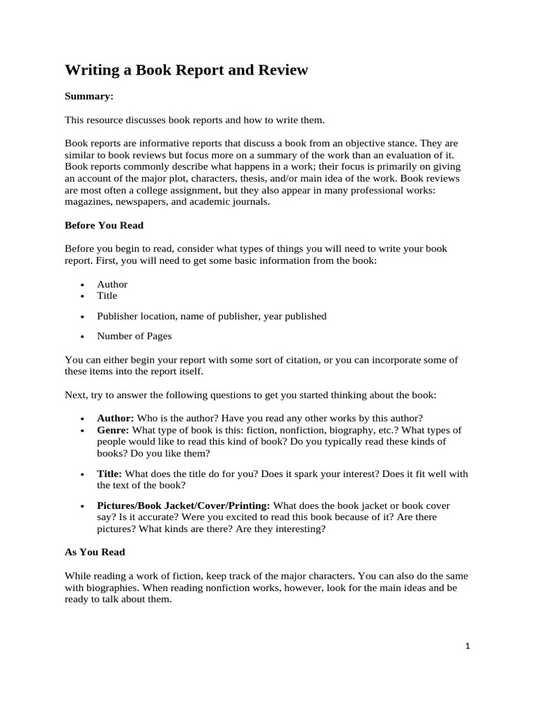 Book Review 1 | PDF