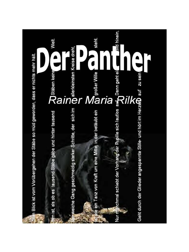 Analyse Der Panther | PDF