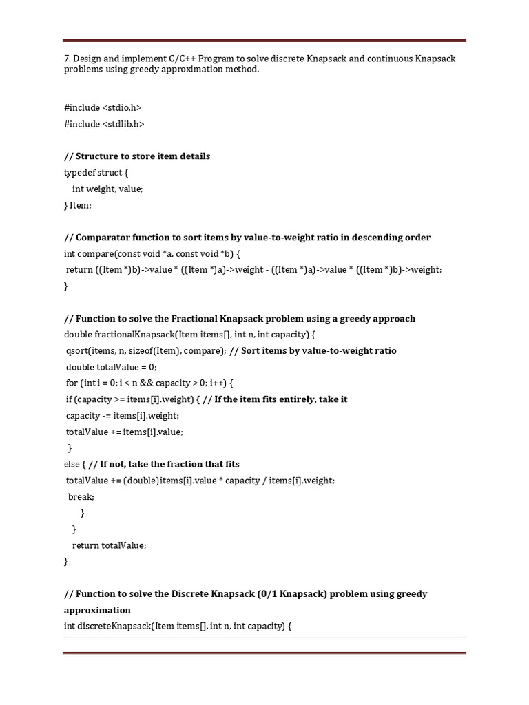 ADA Lab Program 7 | PDF