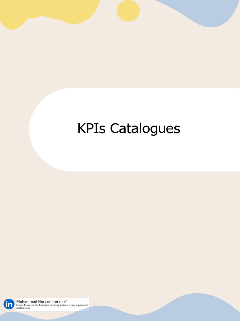Key Performance Indicators KPIs 1742938042 | PDF