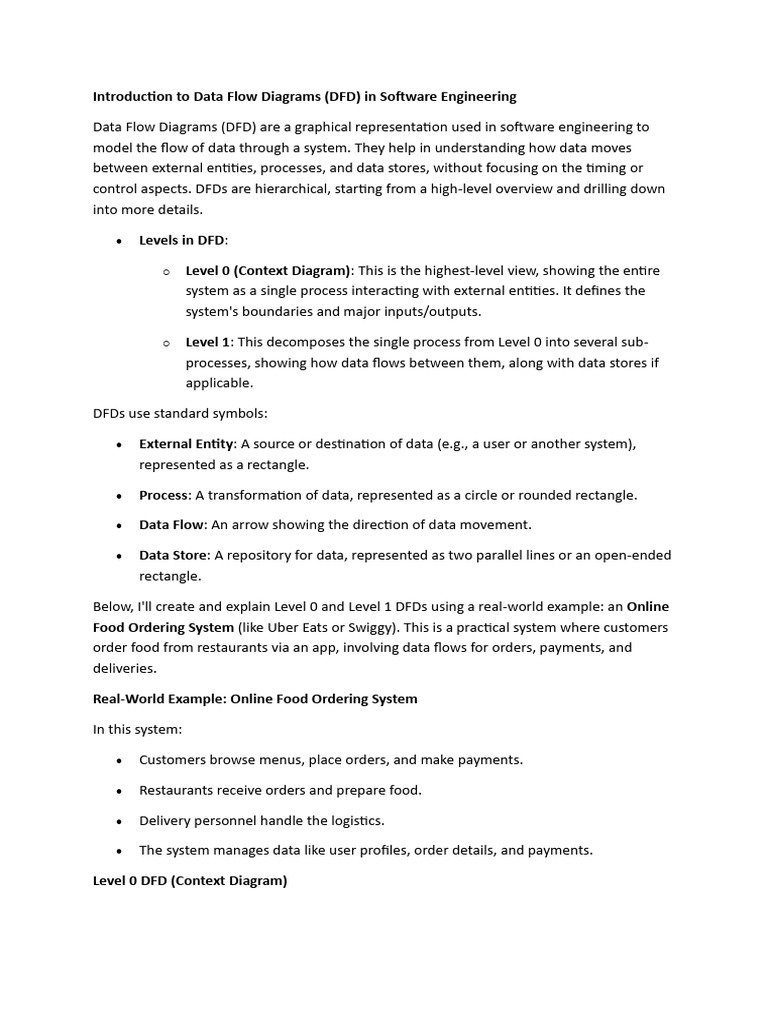 Introduction To Data Flow Diagram1 | PDF | Computing | Information ...