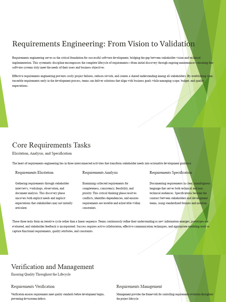 Detail Notes On Requirements Engineering | PDF