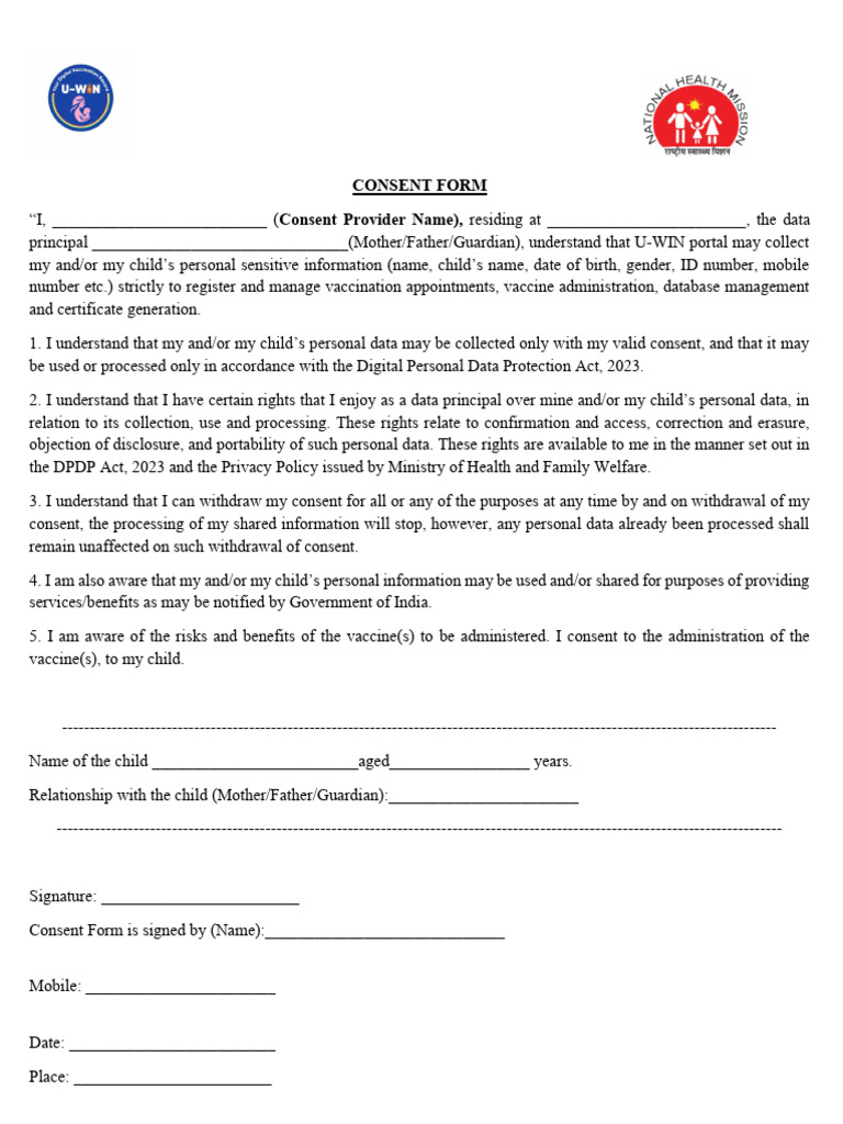 Consent Form | PDF