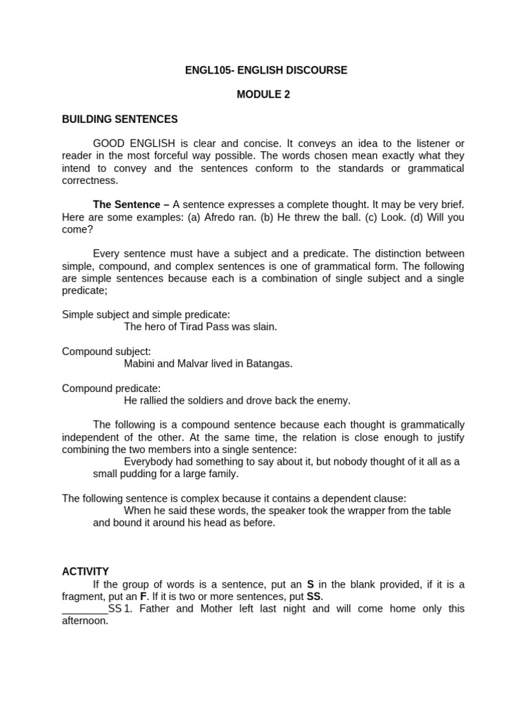 Engl105 Module 2 | PDF