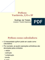 Python 01 Variaveis IO If