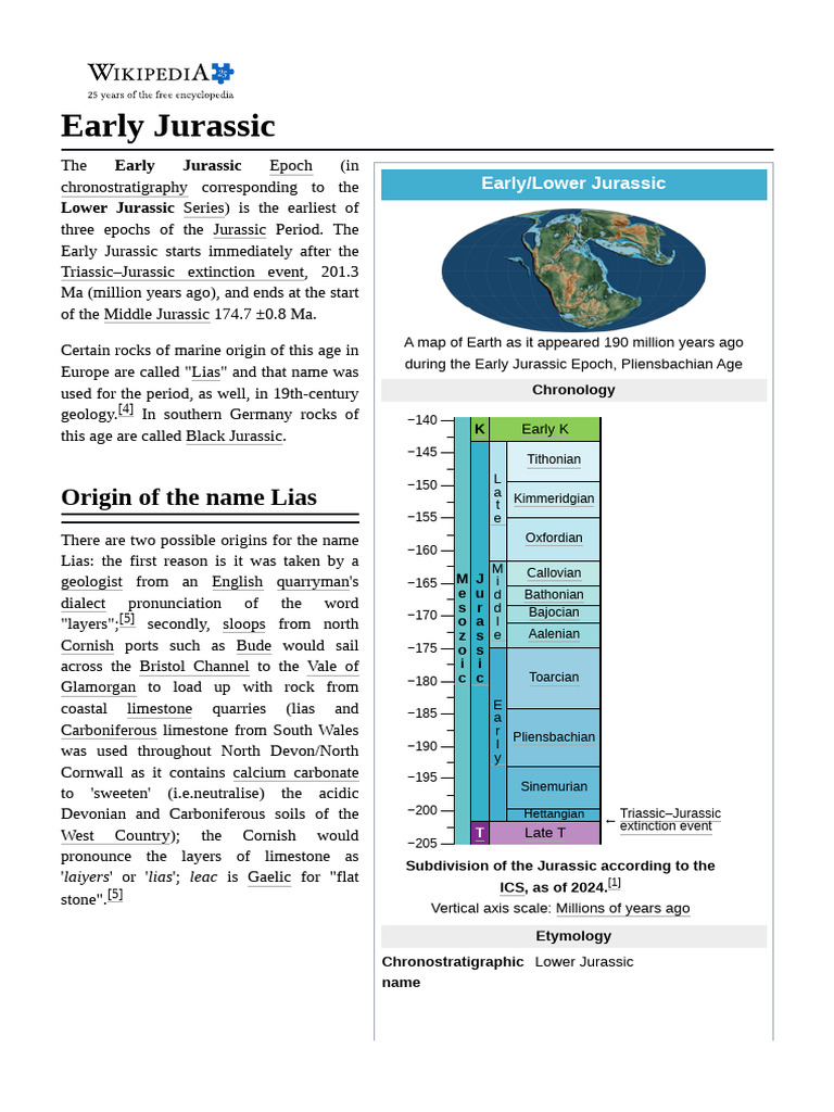 Early Jurassic | PDF