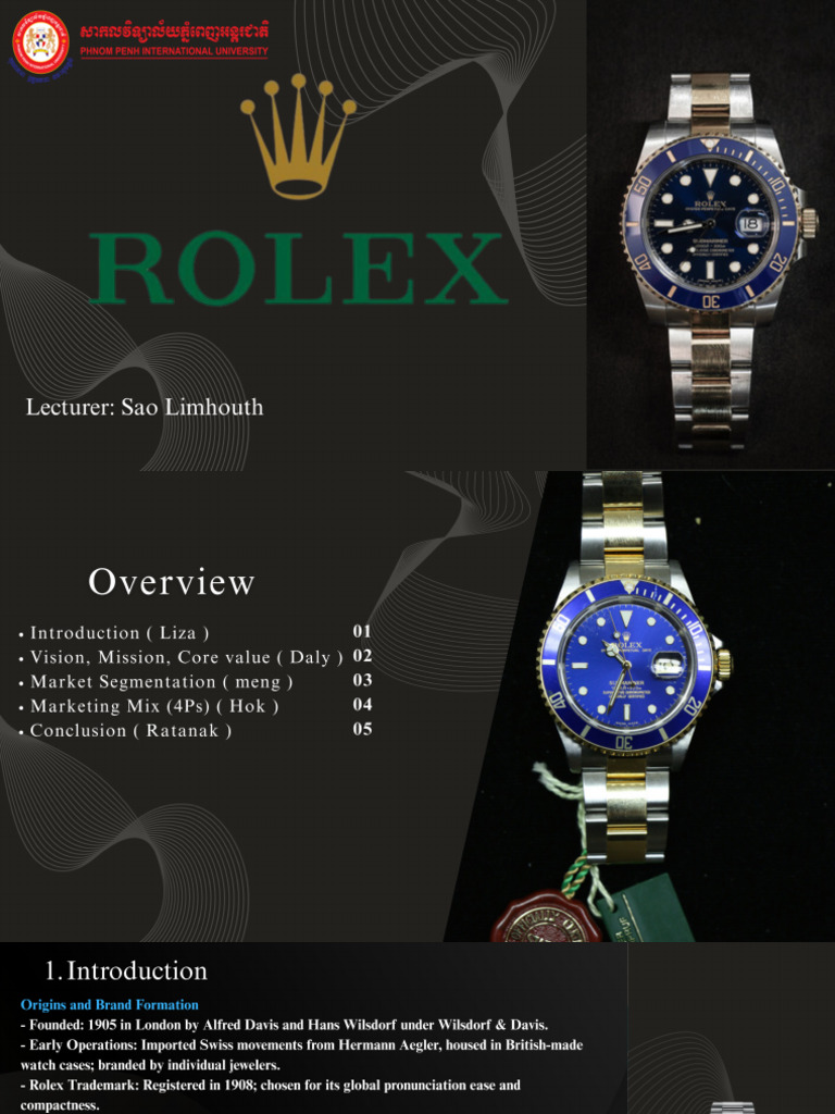 Rolex Watch | PDF