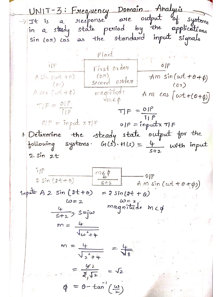 Control Systems Unit - 3 | PDF