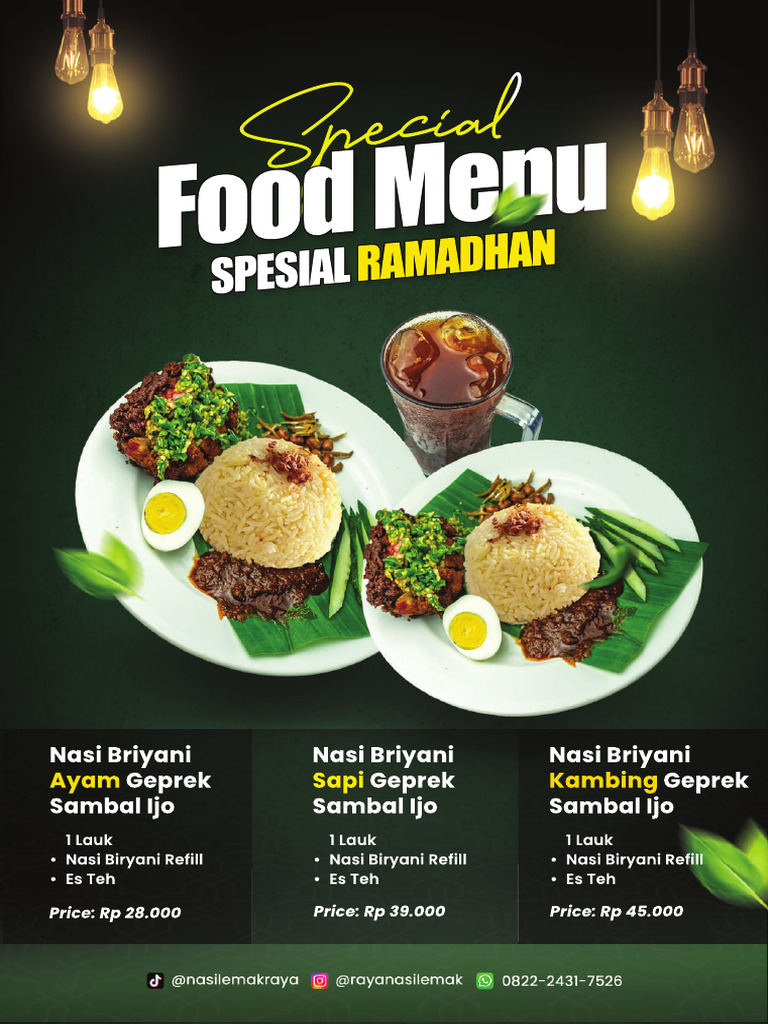 Menu Ramadhan | PDF
