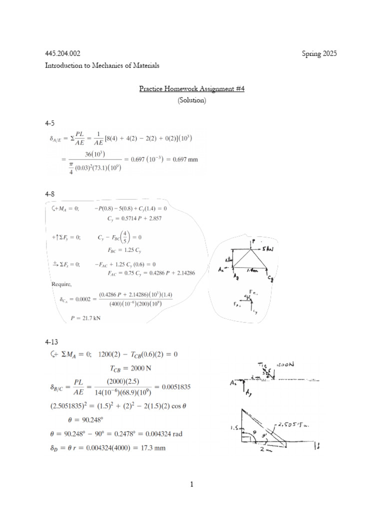 HW4 Solution | PDF