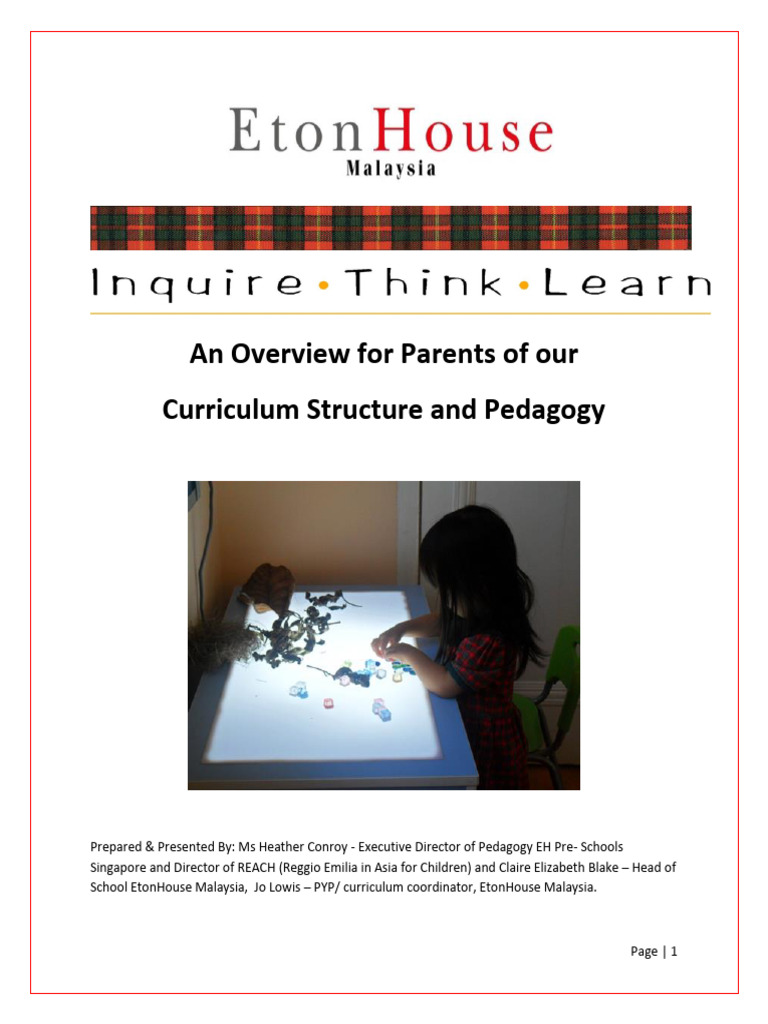 The Integrated Curriculum | PDF | Cognition | Behavioural Sciences