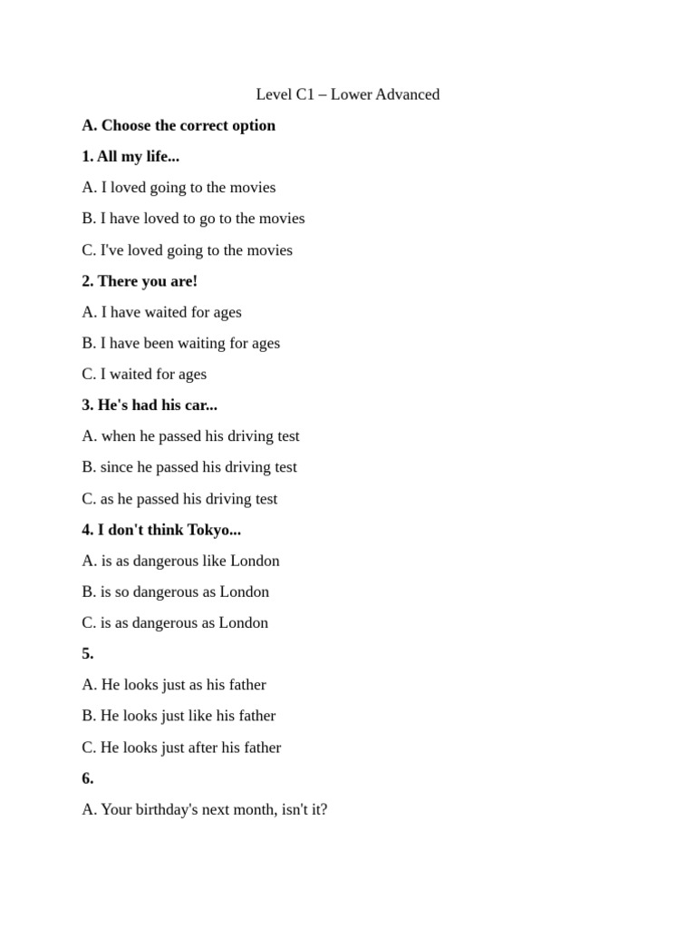 Level C1 | PDF