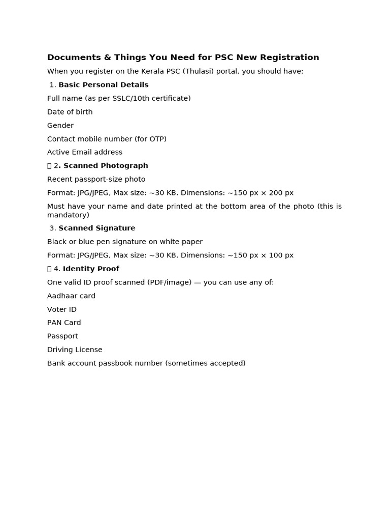PSC New | PDF