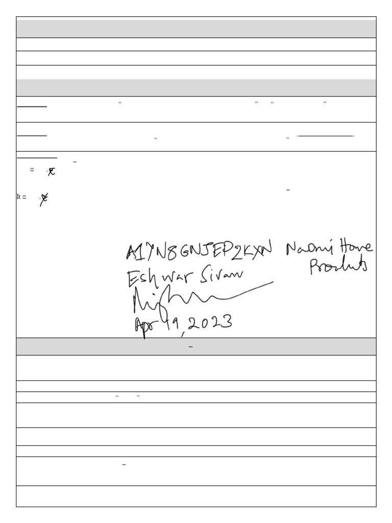 Template 889 SelfCertify | PDF