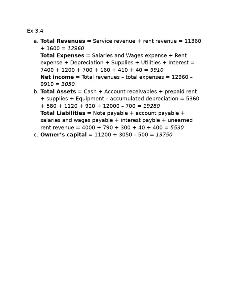 Total Revenues Total Expenses | PDF